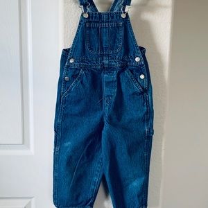 Faded Glory Girl’s Jeans Overalls, Size 5